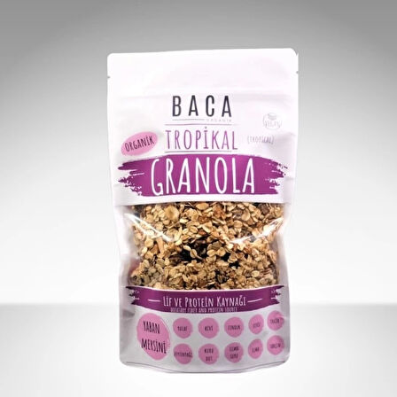 Organik Tropikal Granola 300 Gr