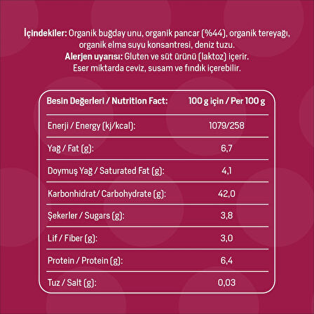 Organik Pancarlı Cips 55 g