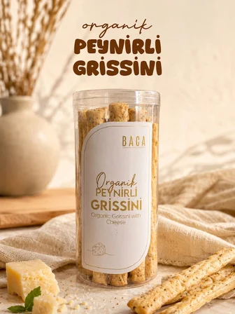 Organik Peynirli Grissini