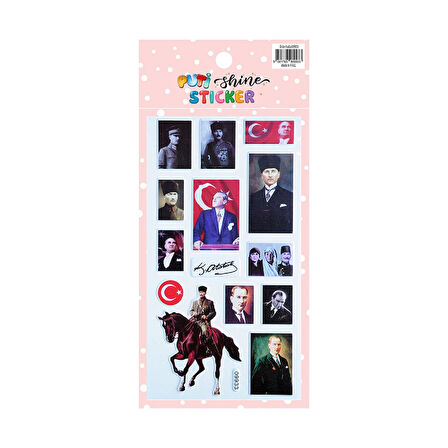 Puti Shine Sticker - Atatürk (09933)