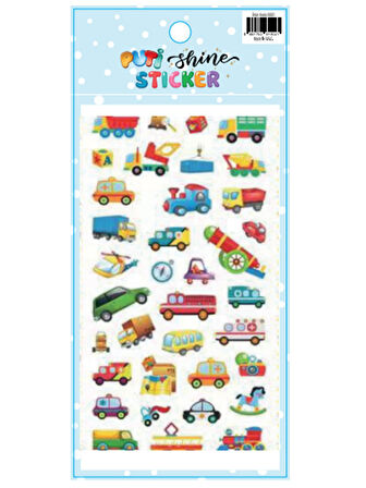 PUTİ SHİNE STİCKER ARAÇLAR-2 10021