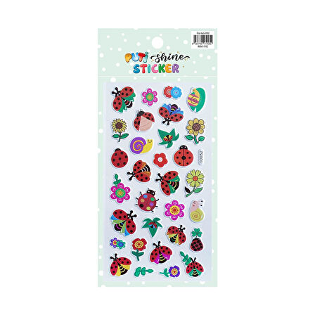 Puti Shine Sticker - Uğur Böceği (10052)