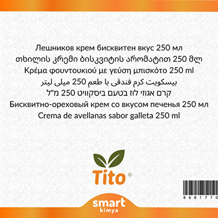 Fındık Kremalı Bisküvi Aroması 250 ml