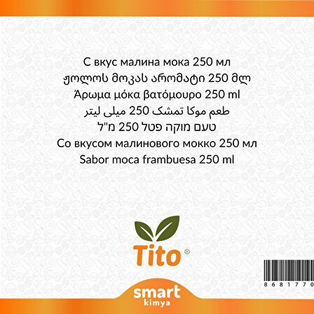 Ahududulu Mocha Aroması 250 ml