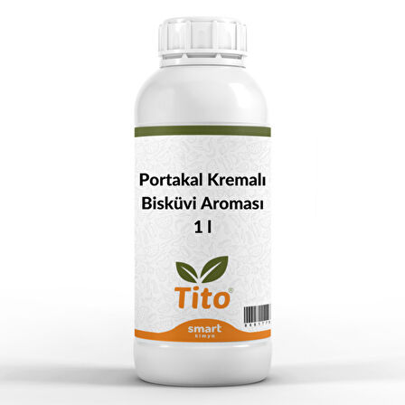 Portakal Kremalı Bisküvi Aroması 1 litre