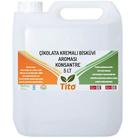 Çikolata Kremalı Bisküvi Aroması 5 litre