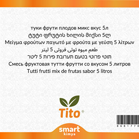Tutti Frutti Meyve Karışımı Aroması 5 litre