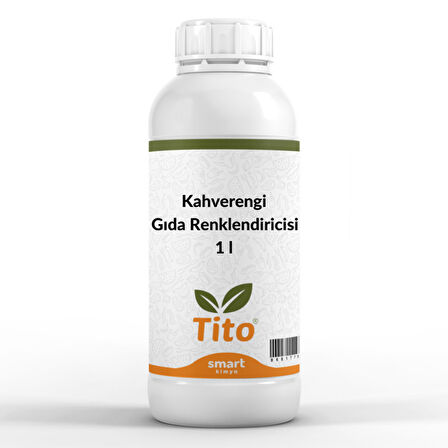 Kahverengi Gıda Renklendiricisi Sıvı Suda Çözünür E155 1 litre