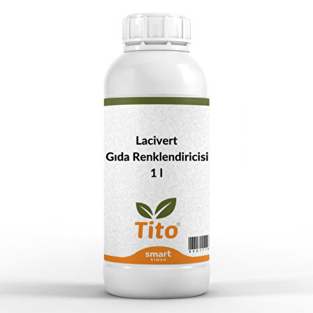 Lacivert Gıda Renklendiricisi Sıvı Suda Çözünür E132 1 litre