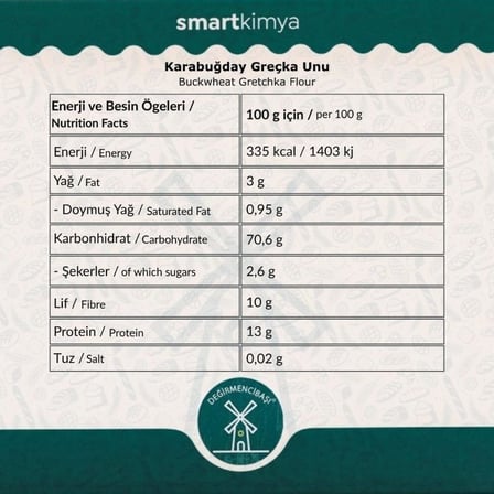 Karabuğday Greçka Unu 5 kg