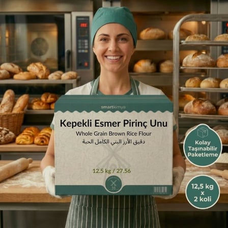 Kepekli Esmer Pirinç Unu 25 kg