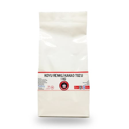 Koyu Renkli Düşük Yağlı Kakao Tozu 1 kg