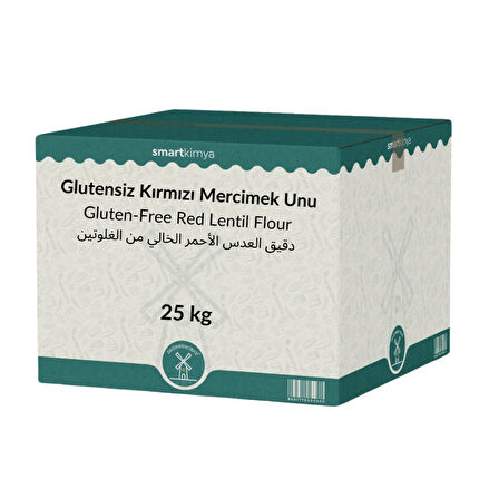 Glutensiz Kırmızı Mercimek Unu 25 kg