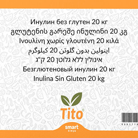 Glutensiz İnülin 20 kg