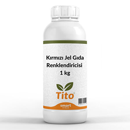 Kırmızı Jel Gıda Renklendiricisi Boyası Suda Çözünür E124 1 kg
