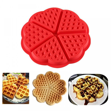 Kalp Şekilli Waffle Pankek Kalıbı