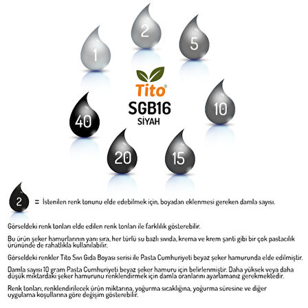 Siyah Gıda Renklendiricisi Suda Çözünür 5 litre