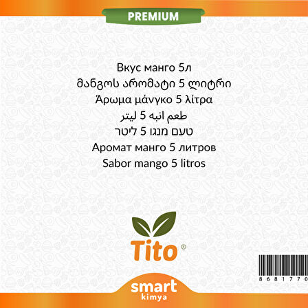 Premium Mango Aroması 5 litre