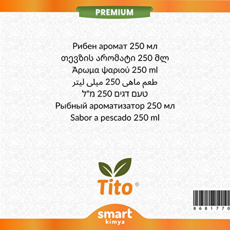 Premium Balık Aroması 250 ml