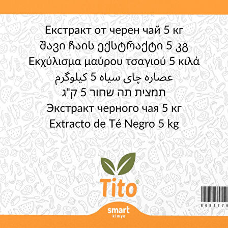 Siyah Çay Ekstraktı Özütü 5 kg