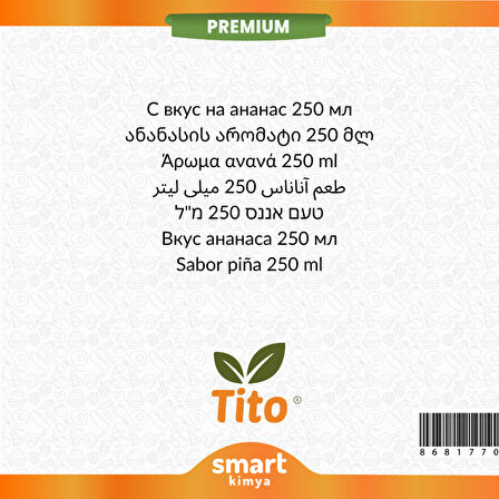 Premium Ananas Aroması 250 ml