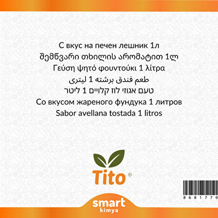 Kavrulmuş Fındık Aroması 1 litre