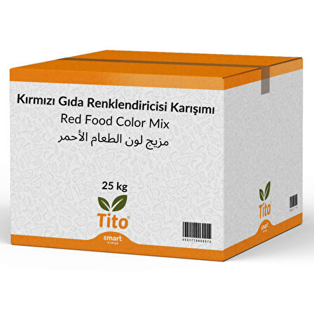 Kırmızı Gıda Renklendiricisi Karışımı (Karmin Muadili) 25 kg