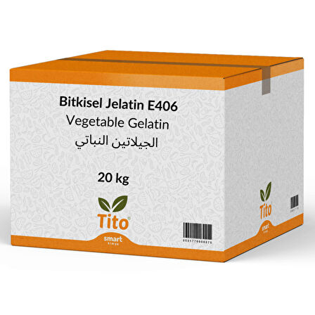 Bitkisel Jelatin E406 20 kg