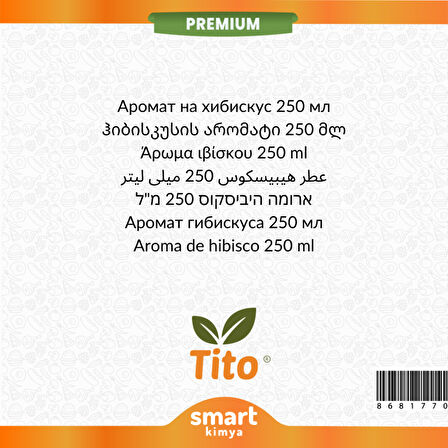 Premium Hibiskus Aroması 250 ml