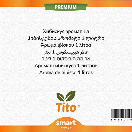 Premium Hibiskus Aroması 1 litre