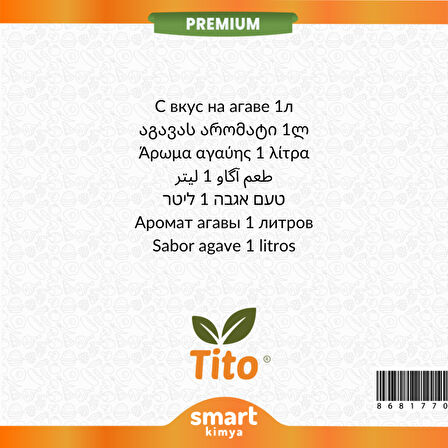 Premium Agave Aroması 1 litre