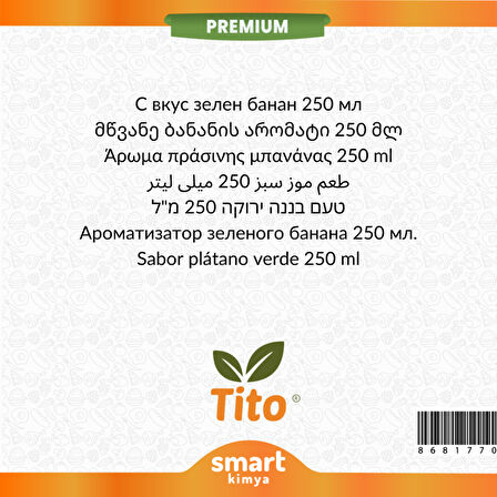 Premium Yeşil Muz Aroması 250 ml