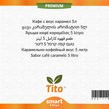 Premium Karamelli Kahve Aroması 5 litre
