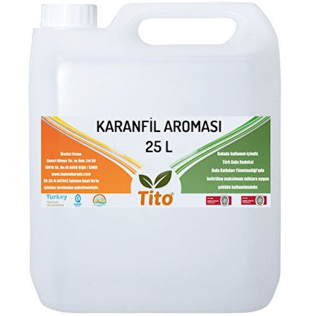 Karanfil Aroması 25 litre