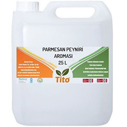 Parmesan Peyniri Aroması 25 litre