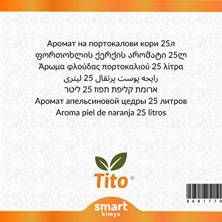 Portakal Kabuğu Aroması 25 litre