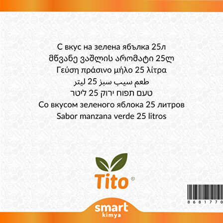 Yeşil Elma Aroması 25 litre