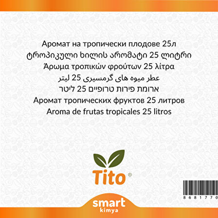 Tropikal Meyveler Aroması 25 litre