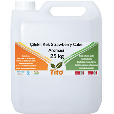 Çilekli Kek Aroması 25 litre
