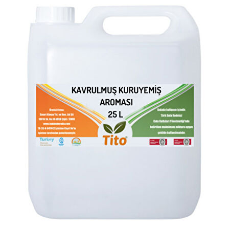 Kavrulmuş Kuruyemiş Aroması 25 litre