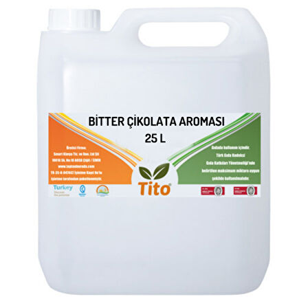 Bitter Çikolata Aroması 25 litre