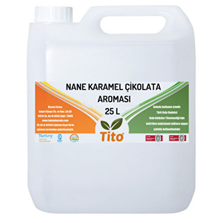 Nane Karamel Çikolata Aroması 25 litre