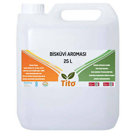 Bisküvi Aroması 25 litre