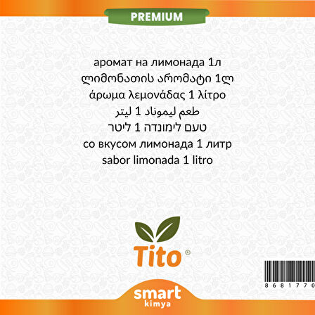 Premium Limonata Aroması 1 litre