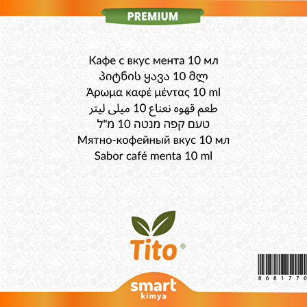 Premium Naneli Kahve Aroması 10 ml