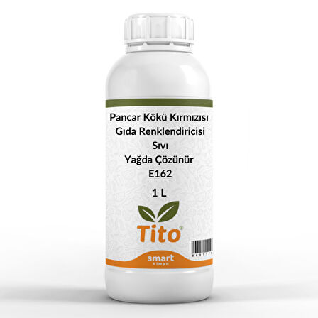 Pancar Kökü Kırmızısı Gıda Renklendiricisi Sıvı Yağda Çözünür E162 1 litre