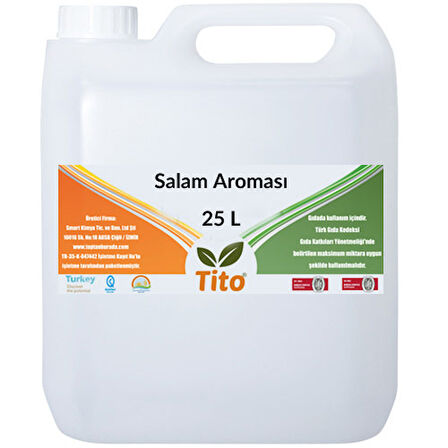 Salam Aroması 25 litre