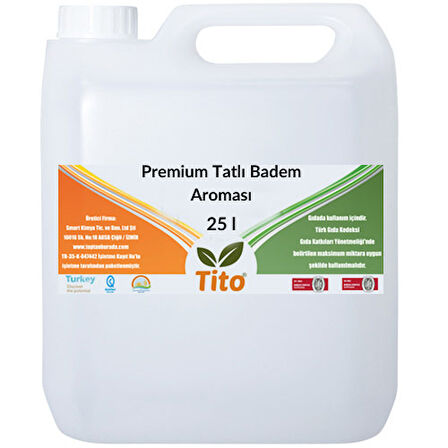 Premium Tatlı Badem Aroması 25 litre