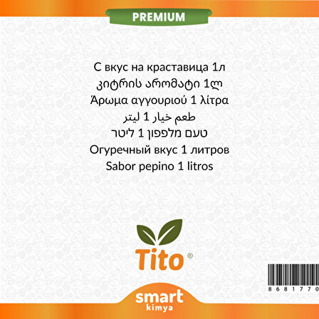 Premium Salatalık Aroması 1 litre