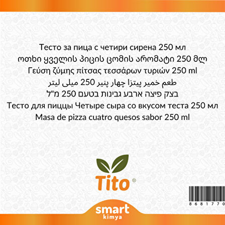 Dört Peynirli Pizza Hamuru Aroması 250 ml